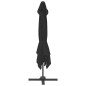 vidaXL Ampelschirm mit Aluminium-Mast 3 x 3 m Schwarz vidaXL Ampelschirm mit Aluminium-Mast 3 x 3 m Schwarz