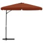 vidaXL Sonnenschirm mit Stahlmast 300 cm Terracotta-Rot vidaXL Sonnenschirm mit Stahlmast 300 cm Terracotta-Rot