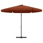 vidaXL Sonnenschirm mit Stahlmast 300 cm Terracotta-Rot vidaXL Sonnenschirm mit Stahlmast 300 cm Terracotta-Rot