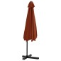vidaXL Sonnenschirm mit Stahlmast 300 cm Terracotta-Rot vidaXL Sonnenschirm mit Stahlmast 300 cm Terracotta-Rot