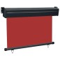 vidaXL Balkon-Seitenmarkise 105x250 cm Rot vidaXL Balkon-Seitenmarkise 105x250 cm Rot
