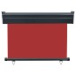 vidaXL Balkon-Seitenmarkise 105x250 cm Rot vidaXL Balkon-Seitenmarkise 105x250 cm Rot