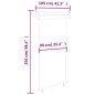 vidaXL Balkon-Seitenmarkise 105x250 cm Rot vidaXL Balkon-Seitenmarkise 105x250 cm Rot