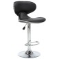 vidaXL Barhocker 2 Stk. Schwarz Kunstleder vidaXL Barhocker 2 Stk. Schwarz Kunstleder