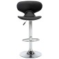 vidaXL Barhocker 2 Stk. Schwarz Kunstleder vidaXL Barhocker 2 Stk. Schwarz Kunstleder