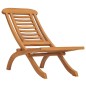 vidaXL Klappbarer Gartenstuhl Massivholz Teak vidaXL Klappbarer Gartenstuhl Massivholz Teak