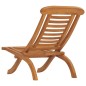 vidaXL Klappbarer Gartenstuhl Massivholz Teak vidaXL Klappbarer Gartenstuhl Massivholz Teak