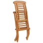 vidaXL Klappbarer Gartenstuhl Massivholz Teak vidaXL Klappbarer Gartenstuhl Massivholz Teak