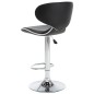 vidaXL Barhocker 2 Stk. Schwarz Kunstleder vidaXL Barhocker 2 Stk. Schwarz Kunstleder