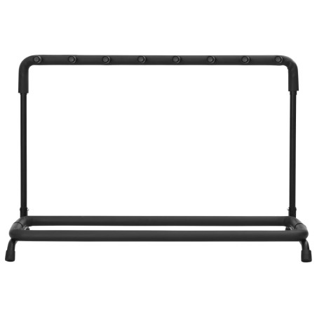 vidaXL Gitarrenständer 7-fach Schwarz Stahl