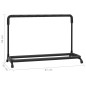 vidaXL Gitarrenständer 7-fach Schwarz Stahl vidaXL Gitarrenständer 7-fach Schwarz Stahl