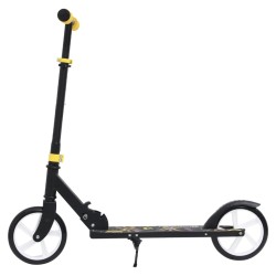 vidaXL 2-Rad-Kinderroller mit Verstellbarem Lenker Gelb