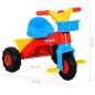 vidaXL Kinder-Dreirad Mehrfarbig vidaXL Kinder-Dreirad Mehrfarbig