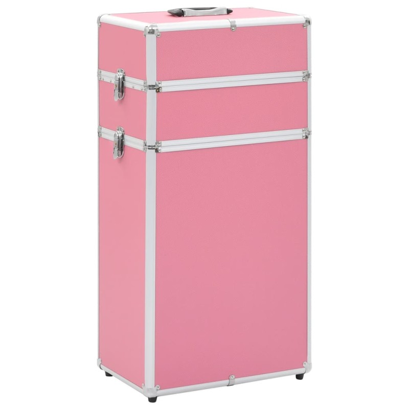 vidaXL Kosmetikkoffer Aluminium Rosa vidaXL Kosmetikkoffer Aluminium Rosa