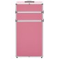 vidaXL Kosmetikkoffer Aluminium Rosa vidaXL Kosmetikkoffer Aluminium Rosa