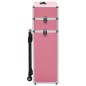 vidaXL Kosmetikkoffer Aluminium Rosa vidaXL Kosmetikkoffer Aluminium Rosa
