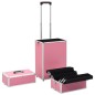 vidaXL Kosmetikkoffer Aluminium Rosa vidaXL Kosmetikkoffer Aluminium Rosa