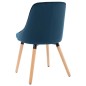 Esszimmerstühle 2 Stk. Blau Samt Esszimmerstühle 2 Stk. Blau Samt