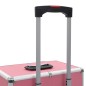 vidaXL Kosmetikkoffer Aluminium Rosa vidaXL Kosmetikkoffer Aluminium Rosa