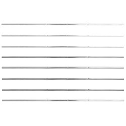 vidaXL Stangen für Tischfußball 8 Stk. 15,9 mm