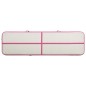 vidaXL Aufblasbare Gymnastikmatte mit Pumpe 700x100x15 cm PVC Rosa vidaXL Aufblasbare Gymnastikmatte mit Pumpe 700x100x15 cm PVC Rosa
