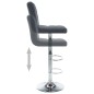 vidaXL Barhocker 2 Stk. Grau Kunstleder vidaXL Barhocker 2 Stk. Grau Kunstleder