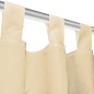 vidaXL Vorhänge aus Mikro-Satin 2 Stk. mit Schlaufen 140×225 cm Beige vidaXL Vorhänge aus Mikro-Satin 2 Stk. mit Schlaufen 140×225 cm Beige