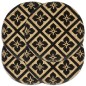 vidaXL Tischsets 4 Stk. Schwarz 38 cm Rund Jute vidaXL Tischsets 4 Stk. Schwarz 38 cm Rund Jute