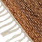 vidaXL Handgewebter Chindi-Teppich Leder 190x280cm Hellgrau Hellbraun vidaXL Handgewebter Chindi-Teppich Leder 190x280cm Hellgrau Hellbraun
