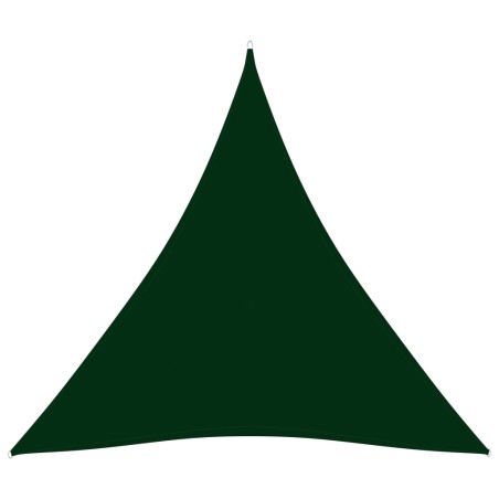 vidaXL Sonnensegel Oxford-Gewebe Dreieckig 4,5x4,5x4,5 m Dunkelgrün