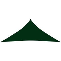 vidaXL Sonnensegel Oxford-Gewebe Dreieckig 4,5x4,5x4,5 m Dunkelgrün