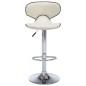Barhocker 2 Stk. Creme Kunstleder Barhocker 2 Stk. Creme Kunstleder