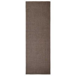 vidaXL Teppich Natur Sisal 100x300 cm Braun