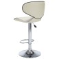 Barhocker 2 Stk. Creme Kunstleder Barhocker 2 Stk. Creme Kunstleder