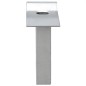 vidaXL Mesh-Gartentor Verzinkter Stahl 289 x 100 cm Grau vidaXL Mesh-Gartentor Verzinkter Stahl 289 x 100 cm Grau