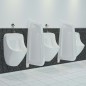 vidaXL Urinal Trennwand Wandmontage Keramik Weiß vidaXL Urinal Trennwand Wandmontage Keramik Weiß