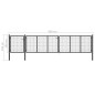 vidaXL Gartentor Stahl 500×100 cm Anthrazit vidaXL Gartentor Stahl 500×100 cm Anthrazit