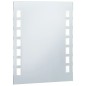 vidaXL Badezimmer-Wandspiegel mit LEDs 50x60 cm vidaXL Badezimmer-Wandspiegel mit LEDs 50x60 cm