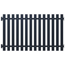 vidaXL Zaunfeld Anthrazit 170,5x75 cm Pulverbeschichteter Stahl