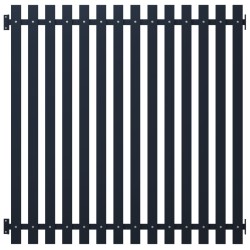 vidaXL Zaunfeld Anthrazit 170,5x170 cm Pulverbeschichteter Stahl