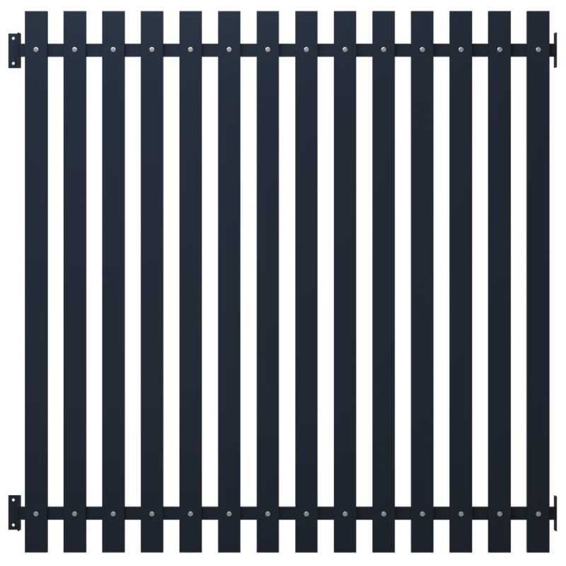 vidaXL Zaunfeld Anthrazit 170,5x170 cm Pulverbeschichteter Stahl vidaXL Zaunfeld Anthrazit 170,5x170 cm Pulverbeschichteter Stahl