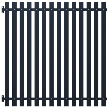 vidaXL Zaunfeld Anthrazit 170,5x170 cm Pulverbeschichteter Stahl