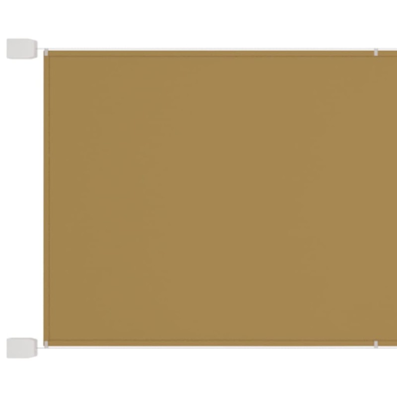 vidaXL Senkrechtmarkise Beige 200x270 cm Oxford-Gewebe vidaXL Senkrechtmarkise Beige 200x270 cm Oxford-Gewebe