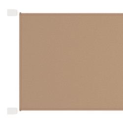 vidaXL Senkrechtmarkise Taupe 200x360 cm Oxford-Gewebe