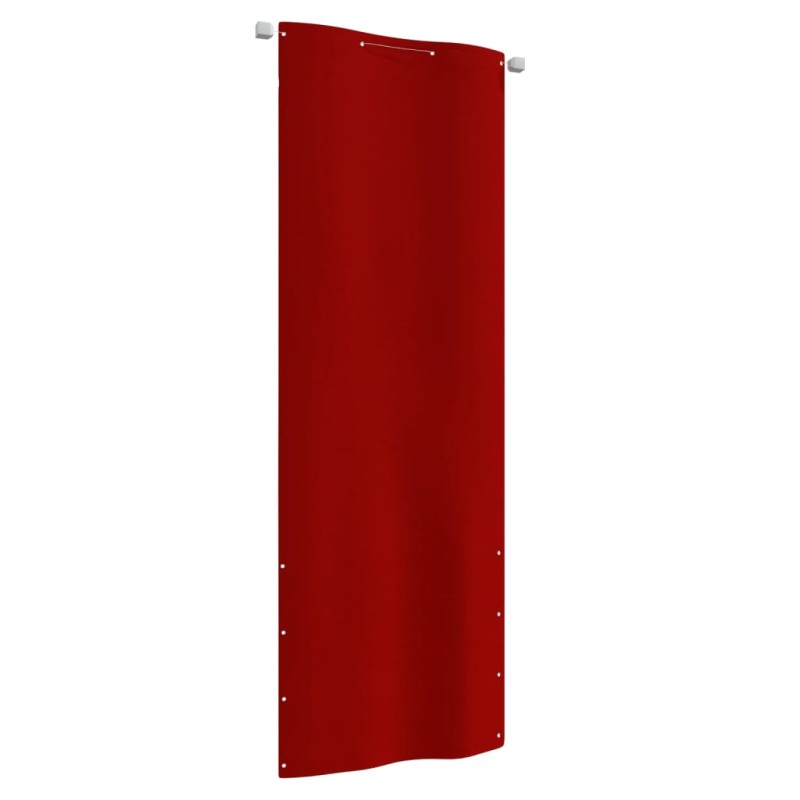 vidaXL Balkon-Sichtschutz Rot 80x240 cm Oxford-Gewebe vidaXL Balkon-Sichtschutz Rot 80x240 cm Oxford-Gewebe