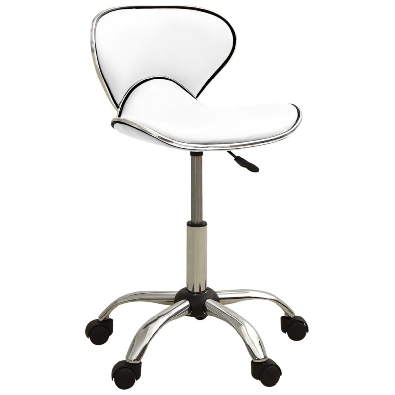 Friseur Rollhocker Weiß Kunstleder Friseur Rollhocker Weiß Kunstleder