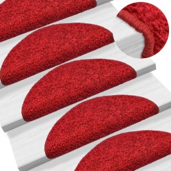 vidaXL Stufenmatten 5 Stk. 65x21x4 cm Rot
