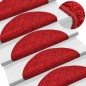 vidaXL Stufenmatten 5 Stk. 65x21x4 cm Rot vidaXL Stufenmatten 5 Stk. 65x21x4 cm Rot