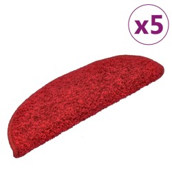 vidaXL Stufenmatten 5 Stk. 65x21x4 cm Rot