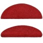 vidaXL Stufenmatten 5 Stk. 65x21x4 cm Rot vidaXL Stufenmatten 5 Stk. 65x21x4 cm Rot